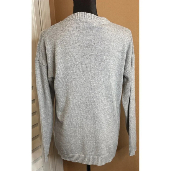 Shineflow Women’s Size Medium Fuzzy Snowman Christmas Tree Holiday Sweater - Picture 2 of 12